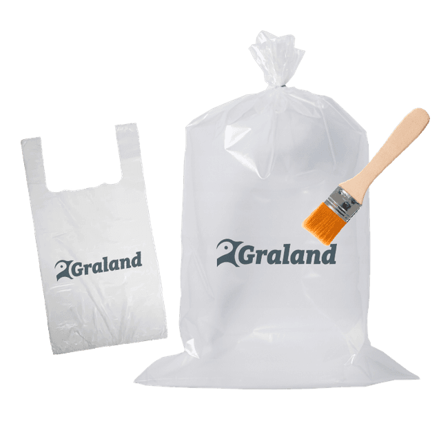 Nadruki na foliach, workach i reklamówkach